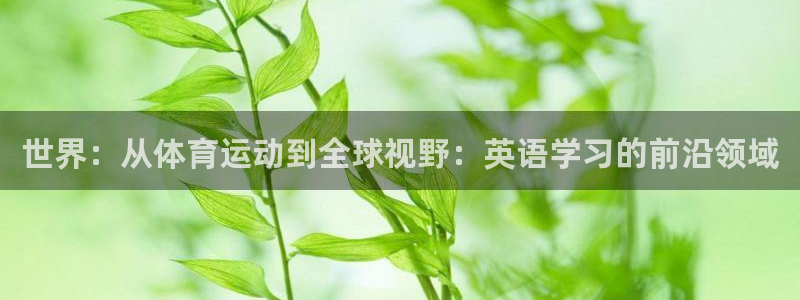 betway西汉姆：世界：从体育运动到全球视野：英语学习的前沿领域